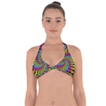 3d Grateful Dead 90 s Neon Dancing Bears Halter Neck Bikini Top