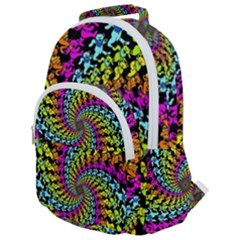 Rounded Multi Pocket Backpack 