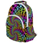 3d Grateful Dead 90 s Neon Dancing Bears Rounded Multi Pocket Backpack