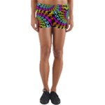 3d Grateful Dead 90 s Neon Dancing Bears Yoga Shorts