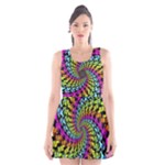 3d Grateful Dead 90 s Neon Dancing Bears Scoop Neck Skater Dress