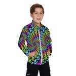 3d Grateful Dead 90 s Neon Dancing Bears Kids  Windbreaker