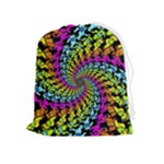 3d Grateful Dead 90 s Neon Dancing Bears Drawstring Pouch (XL)