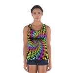 3d Grateful Dead 90 s Neon Dancing Bears Sport Tank Top 