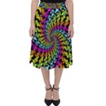 3d Grateful Dead 90 s Neon Dancing Bears Classic Midi Skirt