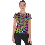 3d Grateful Dead 90 s Neon Dancing Bears Short Sleeve Sports Top 