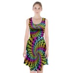 3d Grateful Dead 90 s Neon Dancing Bears Racerback Midi Dress