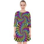 3d Grateful Dead 90 s Neon Dancing Bears Smock Dress