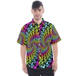 3d Grateful Dead 90 s Neon Dancing Bears Men s Short Sleeve Shirt