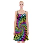 3d Grateful Dead 90 s Neon Dancing Bears Spaghetti Strap Velvet Dress