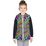 3d Grateful Dead 90 s Neon Dancing Bears Kids  Hooded Puffer Vest