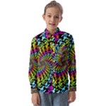 3d Grateful Dead 90 s Neon Dancing Bears Kids  Long Sleeve Shirt