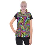 3d Grateful Dead 90 s Neon Dancing Bears Women s Button Up Vest