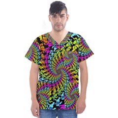 Men s V-Neck Scrub Top 