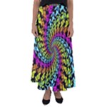 3d Grateful Dead 90 s Neon Dancing Bears Flared Maxi Skirt