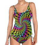 3d Grateful Dead 90 s Neon Dancing Bears Tankini Set