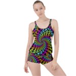 3d Grateful Dead 90 s Neon Dancing Bears Boyleg Tankini Set 