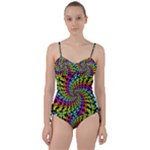 3d Grateful Dead 90 s Neon Dancing Bears Sweetheart Tankini Set