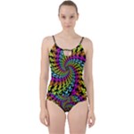 3d Grateful Dead 90 s Neon Dancing Bears Cut Out Top Tankini Set