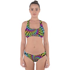 3d Grateful Dead 90 s Neon Dancing Bears Cross Back Hipster Bikini Set from ArtsNow.com