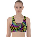 3d Grateful Dead 90 s Neon Dancing Bears Back Weave Sports Bra