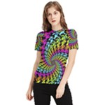 3d Grateful Dead 90 s Neon Dancing Bears Women s Short Sleeve Rash Guard