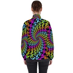 Women s High Neck Windbreaker 