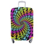 3d Grateful Dead 90 s Neon Dancing Bears Luggage Cover (Medium)