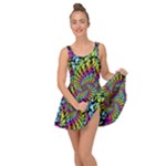 3d Grateful Dead 90 s Neon Dancing Bears Inside Out Casual Dress