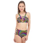 3d Grateful Dead 90 s Neon Dancing Bears Cage Up Bikini Set