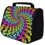 3d Grateful Dead 90 s Neon Dancing Bears Full Print Travel Pouch (Big)