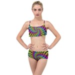 3d Grateful Dead 90 s Neon Dancing Bears Layered Top Bikini Set