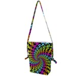 3d Grateful Dead 90 s Neon Dancing Bears Folding Shoulder Bag