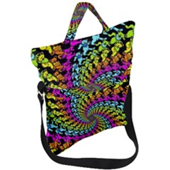 Fold Over Handle Tote Bag 