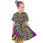 3d Grateful Dead 90 s Neon Dancing Bears Kids  Sailor Dress