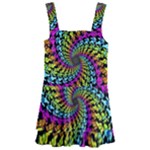 3d Grateful Dead 90 s Neon Dancing Bears Kids  Layered Skirt Swimsuit