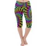 3d Grateful Dead 90 s Neon Dancing Bears Lightweight Velour Cropped Yoga Leggings