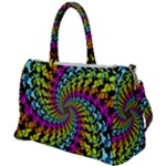 3d Grateful Dead 90 s Neon Dancing Bears Duffel Travel Bag