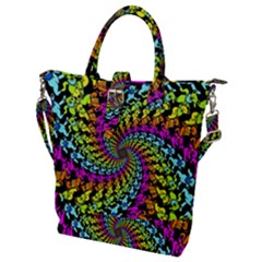 Buckle Top Tote Bag 