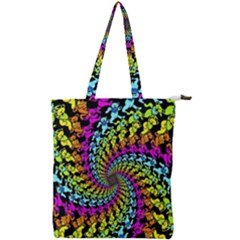 Double Zip Up Tote Bag 