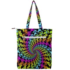 Double Zip Up Tote Bag 