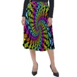 3d Grateful Dead 90 s Neon Dancing Bears Classic Velour Midi Skirt 