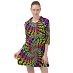 3d Grateful Dead 90 s Neon Dancing Bears Mini Skater Shirt Dress