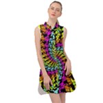 3d Grateful Dead 90 s Neon Dancing Bears Sleeveless Shirt Dress