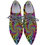 3d Grateful Dead 90 s Neon Dancing Bears Pointed Oxford Shoes