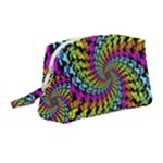 3d Grateful Dead 90 s Neon Dancing Bears Wristlet Pouch Bag (Medium)