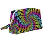 3d Grateful Dead 90 s Neon Dancing Bears Wristlet Pouch Bag (Large)