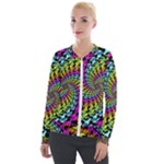 3d Grateful Dead 90 s Neon Dancing Bears Velvet Zip Up Jacket