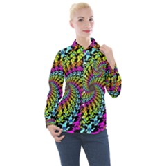 Women s Long Sleeve Pocket Shirt 