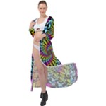 3d Grateful Dead 90 s Neon Dancing Bears Maxi Chiffon Beach Wrap